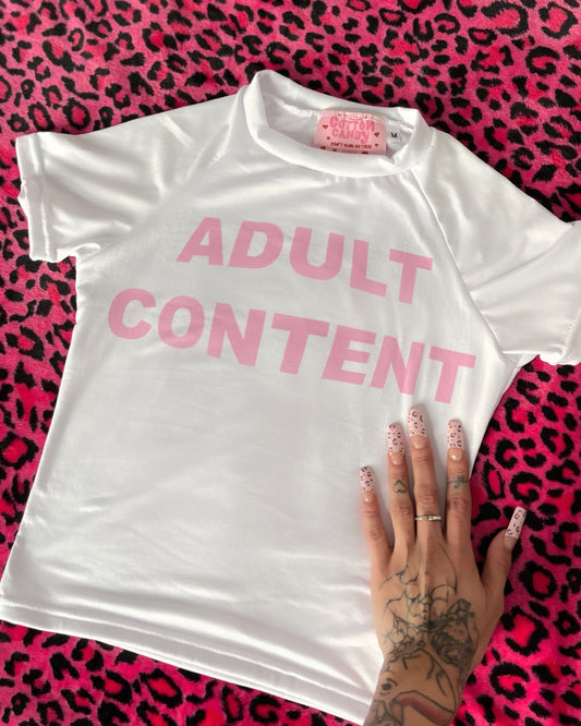 Adult content baby tee