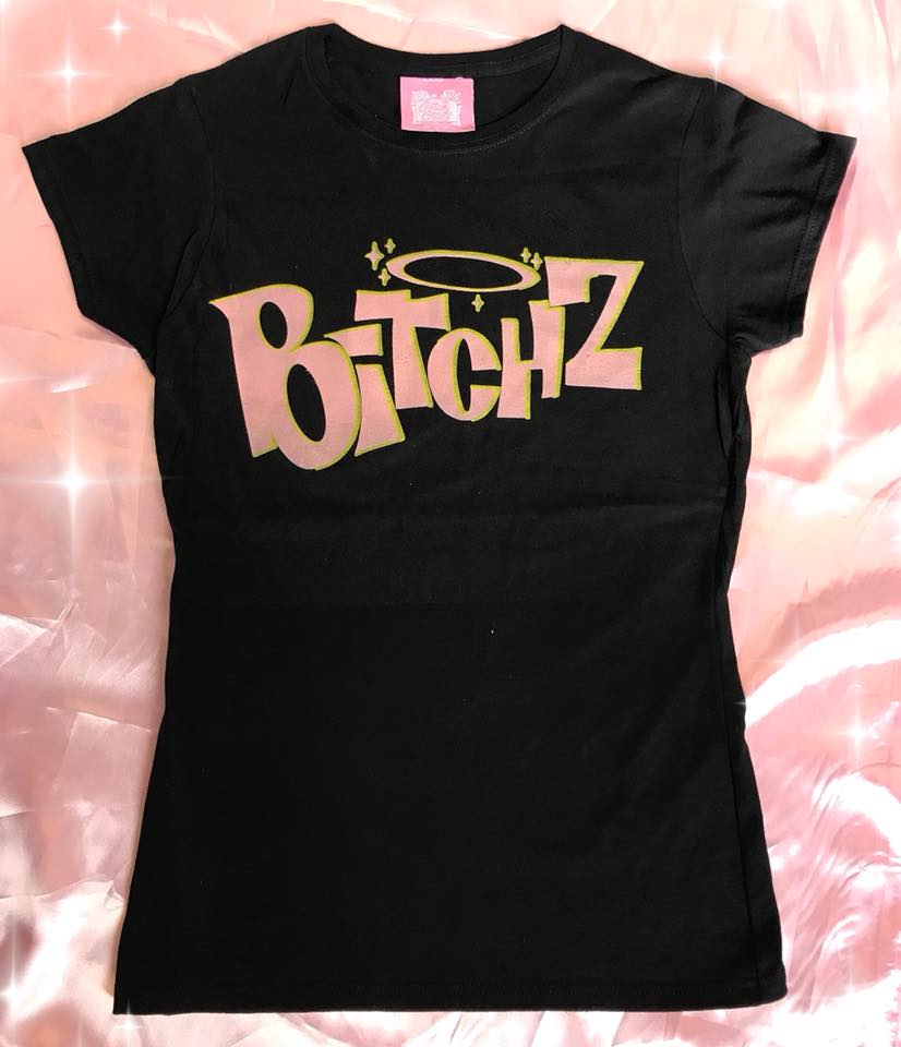 Bitchz shirt (Bratz) black (send in a week)