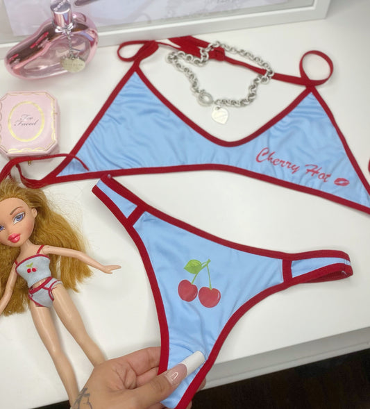 Cherry Hot lingerie set